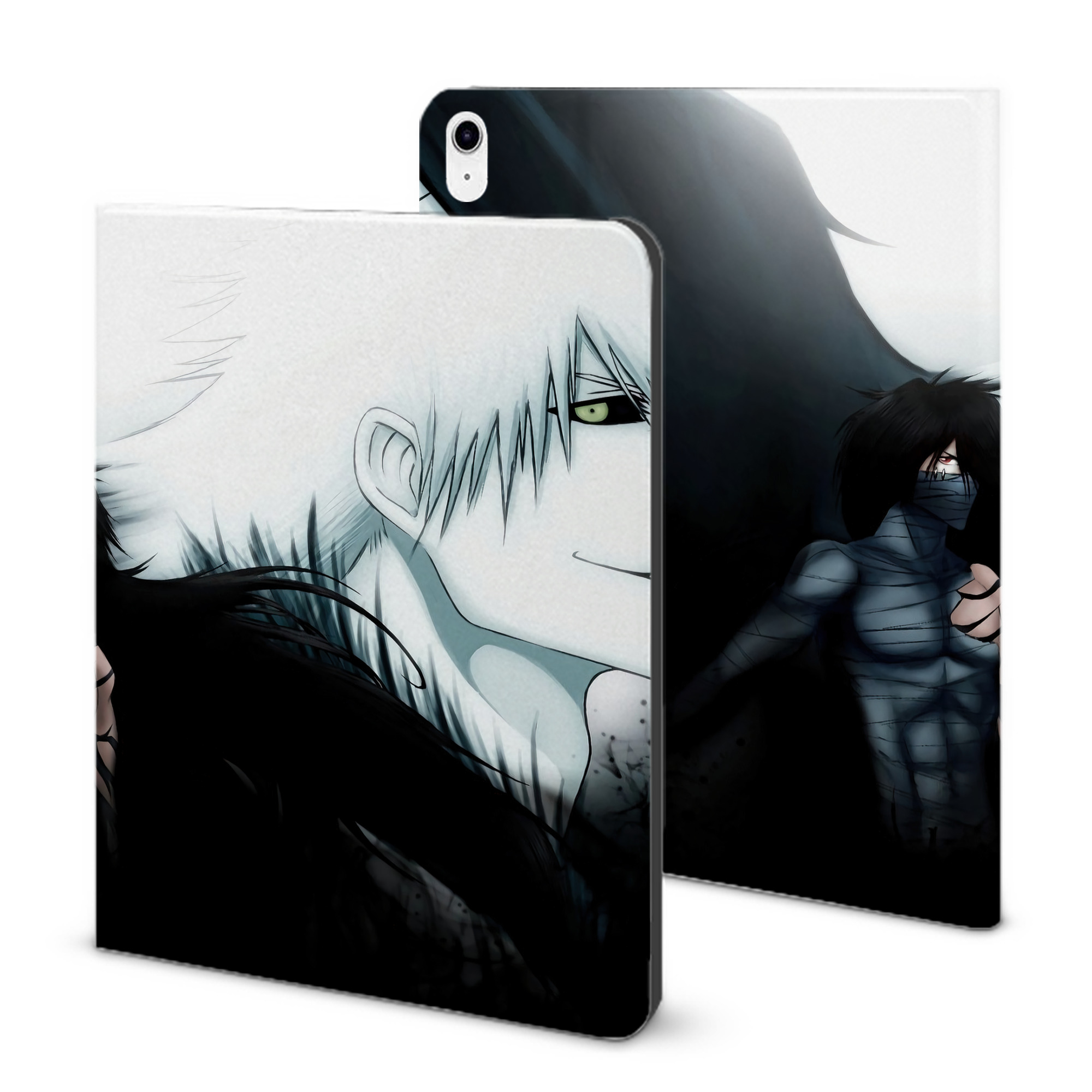 （画像用） ブリーチ BLEACH IPad ケース ブック型 PUレザー TPU 耐衝撃 軽量 薄型 ペン収納なし 全面保護 IPad 各モデル対応